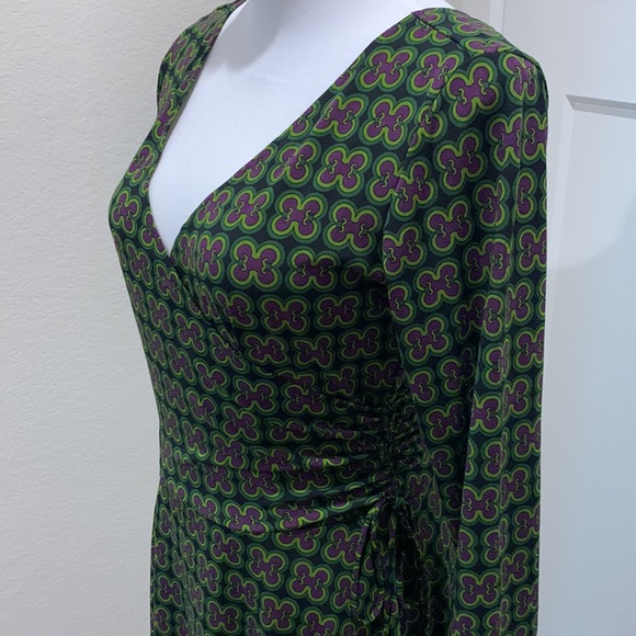 London Times Faux Wrap Dress - Picture 5 of 16